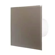   DOSPEL Veroni Glass 100 WC szellőztető ventilátor, időzítővel, bézs előlappal, 100mm csonkkal
