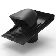   RENSON XL Design tető kifúvó elem cserép fedéshez fekete RAL9005 NA180-200