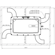   RENSON FLUX+ 275 FLAT hővisszanyerős szellőztető gép (H2O, VOC és CO2 szenzorral)
