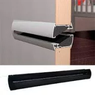 RENSON SILENDO ajtó légátvezető 425x48mm fekete STR 9005