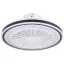 EGLO Almeria lámpa ventilátorral műanyag (ABS) fehér, fekete / akril tejfehér - távirányítóval