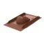 RENSON Design univerzális tető átvezetés cserép légbevezetőhöz terracotta RAL8004