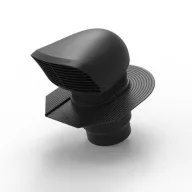   RENSON XL Design tető kifúvó elem lapos tetőre fekete RAL9005 NA180-200