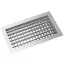 AHVN-W fehér kétsoros alumínium fali rács 700X350mm