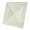 CAIROX APW-4 294/150 fehér mennyezeti anemosztát - 295x295mm, 150mm csonkkal