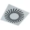 CAIROX VWR-3A 625/24 perdületes mennyezeti anemosztát, 623x623mm, 24 lamellával