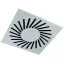 CAIROX VWR-3A 625/24 perdületes mennyezeti anemosztát, 623x623mm, 24 lamellával