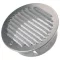 BLR-0-R alumínium esővédő rács - 125mm csonkkal
