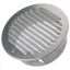 BLR-0-R alumínium esővédő rács - 160mm csonkkal