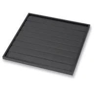   VK túlnyomás kibocsátó zsalu alumínium kerettel, PVC lamellákkal 540x540mm