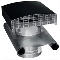 CT Acél tetősapka-CT-250-Fekete