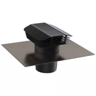   CTP2 tetősapka, tető átvezetés, antracit - 160mm csonkkal