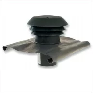   CTA PVC tetősapka, tető átvezetés, fekete - 125mm csonkkal