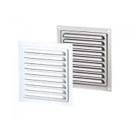 VMVM fém szellőzőrács 400x400mm Fehér