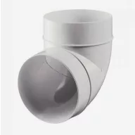 Műanyag könyök idom 90 fok - 100mm