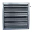 JS250 Alumínium légmennyiség szabályzó zsalu, ellentétesen mozgó zsalulevelekkel, kézi vagy motoros mozgatással - 1200x900mm