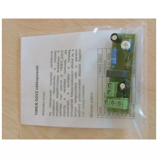 Timer D2V2 időzítő elektronika