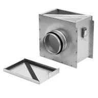 FD Szűrőház G4-es szűrővel, 100mm-es csőcsonkkal