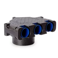 Műanyag szelepfogadó szigetelt 3x75/125mm