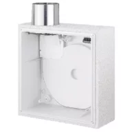   Helios ELS-GUB Falba süllyesztett K90/EI90 tűzvédelmi ventilátorház, légtömör (fém) visszacsapószeleppel, felső kifúvással