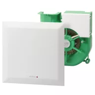   Helios ELS-V 60 Ventilátor egység, formatervezett fehér előlappal, mosható szűrővel, elpiszkolódásjelzővel, 60 m3/h légszállítással