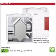   Helios KWL 300 W ET L Entalpiás központi hővisszanyerős készülék