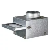   CFV-FF kandalló ventilátor szűrő 125mm-es csőcsatlakozással