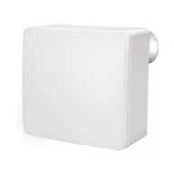   SVN 1-80 E TH centrifugális szellőző ventilátor 102m3/h légszállítással, 80mm hátsó csonkkal, páraérzékelővel, falon kívüli házzal