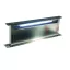 SIRIUS - Páraelszívó S-DD2 TC/L EM 58 LED fekete üveg/inox motor nélkül