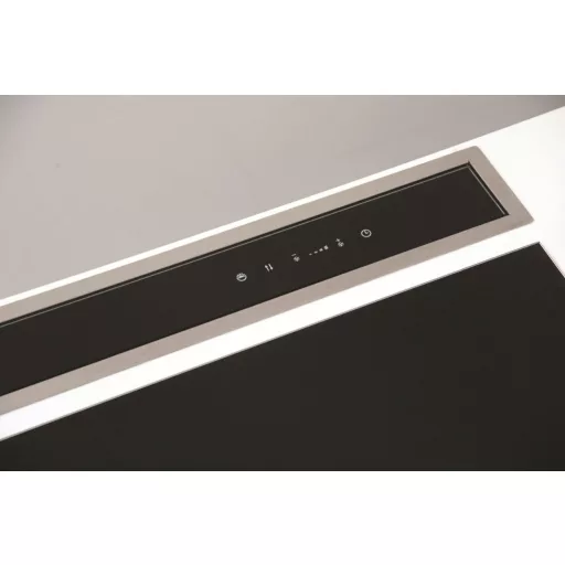 SIRIUS - Páraelszívó S-DD2 TC/L EM 86 fekete üveg/inox motor nélkül - 3. kép