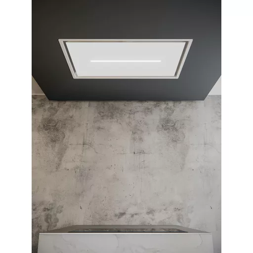 SIRIUS - Páraelszívó SLT-971 EM 90 cm H 160 TW Fehér üveg motor nélkül + ajándék CATA mikro MW-5120 DG - 4. kép