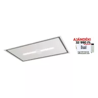 SIRIUS - Páraelszívó SLT-971 EM 120 cm H 160 TW Fehér üveg motor nélkül + ajándék CATA mikro MW-5120 DG - 2. kép