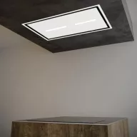 SIRIUS - Páraelszívó SLT-971 EM 120 cm H 160 TW Fehér üveg motor nélkül + ajándék CATA mikro MW-5120 DG - 2. kép