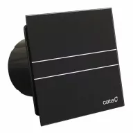   CATA E-GLAS E-120GTBK fürdőszoba ventilátor fekete üveg előlappal, időzítővel, 120mm csonkkal