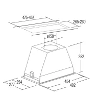 CATA - Páraelszívó GT-PLUS 45 BK/M fekete