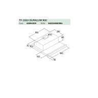 CATA - Páraelszívó TF-2003/90 LED duralum - 2. kép