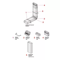 CATA - Bekötő szett főzőlapba épített páraelszívókhoz SL1 FLOW IN - 2. kép