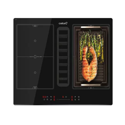 CATA - IAS-6024 FLOW-IN indukciós főzőlap beépített elszívóval + CATA Edényszett PROFESSIONAL - 4. kép