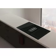 NODOR - NorCoock IS-N7220 BK indukciós főzőlap beépített elszívóval + plazma filter QUADRO 800 R - 2. kép