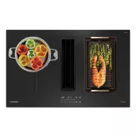 NODOR - NorCoock N7426 BK FLOW-IN indukciós főzőlap beépített elszívóval - 2. kép