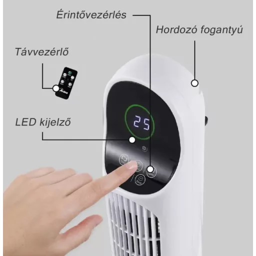 ARDES 5T1000 Oszlop ventilátor távirányítóval - 5. kép