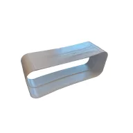 AIRA - Légtechnikai elem lapos csatorna toldó Quadro sorozathoz 227x92 mm - 2. kép