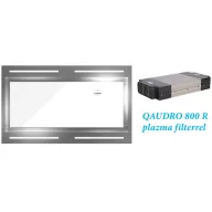 NODOR - Páraelszívó NorBreeze ISLA DEIMOS 1000 RF Inox/Fehér hob to hood + plazma filter QUADRO 800 R - 2. kép