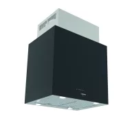   NODOR - Páraelszívó NorBreeze ISLA CUBE GLASS ECO 60 BK/A fekete Hob to Hood