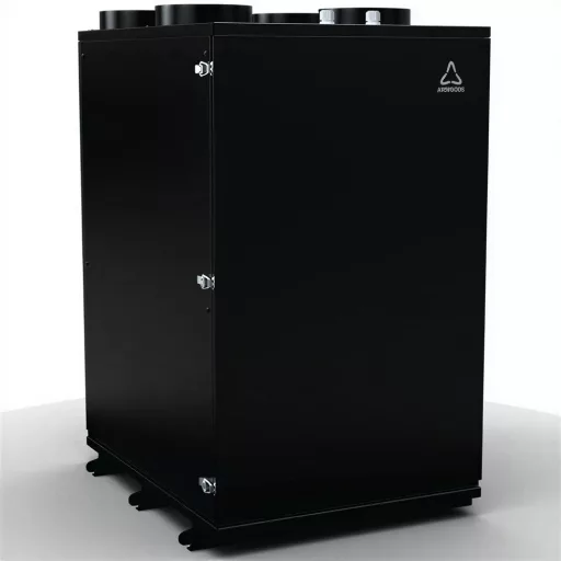 HOLTOP/AIRWOODS AV-HTPF60 központi hővisszanyerős szellőztető beépített hűtő-fűtő funkcióval, entalpia hőcserélővel, LCD-s vezérléssel, WiFi-vel