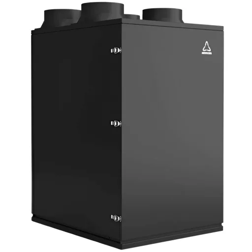 HOLTOP/AIRWOODS AV-HTPF60 központi hővisszanyerős szellőztető beépített hűtő-fűtő funkcióval, entalpia hőcserélővel, LCD-s vezérléssel, WiFi-vel