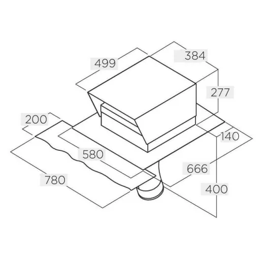 ELICA - Páraelszívó külső motor GME KIT0147882 (tetőre) - 2. kép