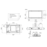 ELICA - Páraelszívó HILIGHT-X H16 WH/A/100
