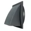 EUROPLAST ND10FVA Ereszelem visszacsapó szeleppel - 100mm, antracit