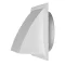 EUROPLAST ND12FV Ereszelem visszacsapó szeleppel - 125mm, fehér